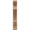 Ekena Millwork 7 1/2-in W x 38-in D x 46-in H Balboa Slat Rough Cedar Woodgrain TimberThane Outlooker, Primed Tan OUTUR075X38X46BOA24RCPR - alternate 3